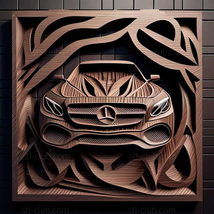 3D мадэль Mercedes Benz EQE (STL)